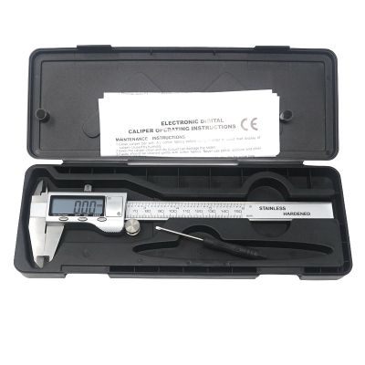 Цифровой штангенциркуль 150 мм. из нержавеющей стали