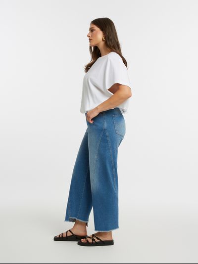 Женские джинсы голубые до 58 размера