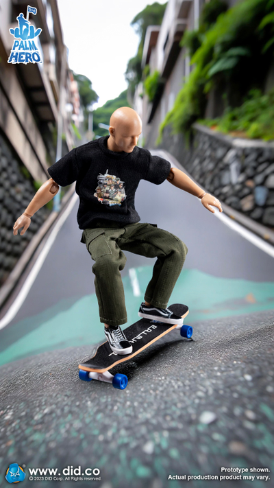 Скейтер - Коллекционная фигурка 1/12 SCALE Palm Hero Simply Fun Series  The Skateboarder (SF80004) - DID