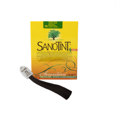 КРАСКА ДЛЯ ВОЛОС SANOTINT LIGHT НАТУРАЛЬНЫЙ КАШТАН 73