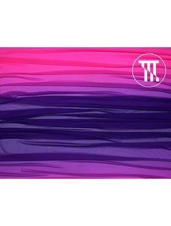 Сетка-стрейч градиент, цв. Пурпурный (темный) + Неон-розовый (холодный)