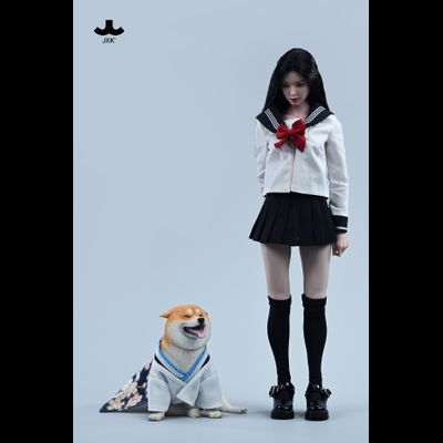 Сиба-ину в кимоно - Коллекционная ФИГУРКА 1/6 scale Shiba Inu (JXK207A) - JXK