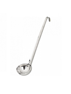 Половник цельнотянутый 750 мл. L=39,5 см. d=14 см, нержавеющая сталь