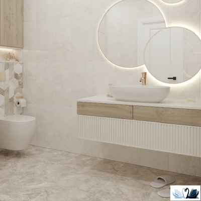 Плитка настенная Belani Antique декор бежевый 30 х 60 см под мрамор Береза керамика