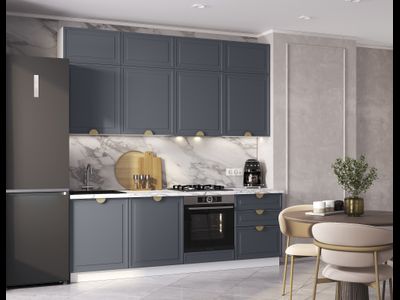 Кухня модульная "Адель" Адель грифельный MF25 (БТС)
