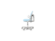 Комплект стол-трансформер Fundesk Fiore Blue+ эргономичное кресло Fundesk Mente blue c подлокотниками