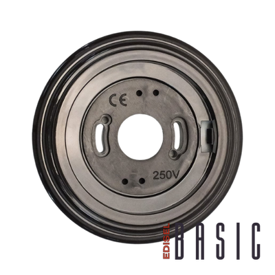 рамка одинарная пластиковая коричневая