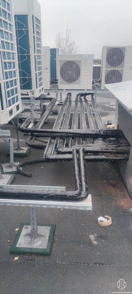 Монтаж VRV и ККБ системы 