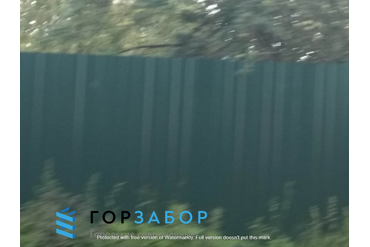 Забор из профлиста с установкой под ключ в Подмосковье