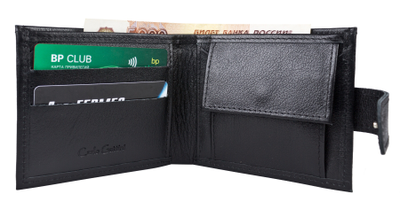 Кожаное портмоне Fietri black (арт. 7420-01)