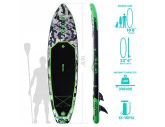 Сапборд FunWater Honor Green (330 см), 100% оригинал