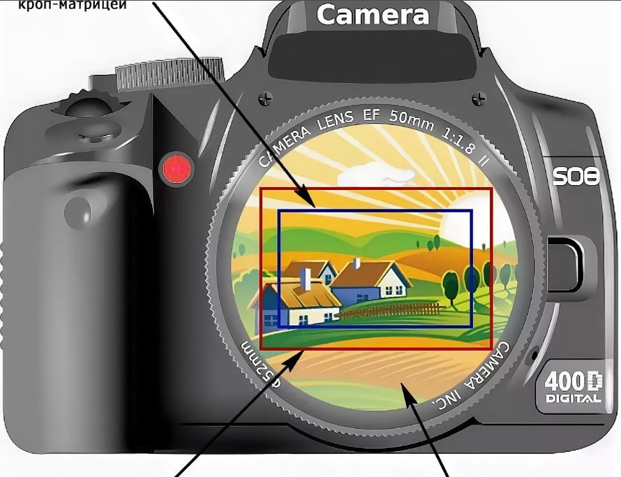 Часть фотоаппарата формирующая оптическое изображение на светочувствительном материале