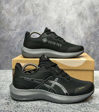 Asics Gel Pulse 14 Gore-Tex Black Grey Утепленные