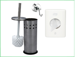 Ершики, гигиенические пакетики и крючки