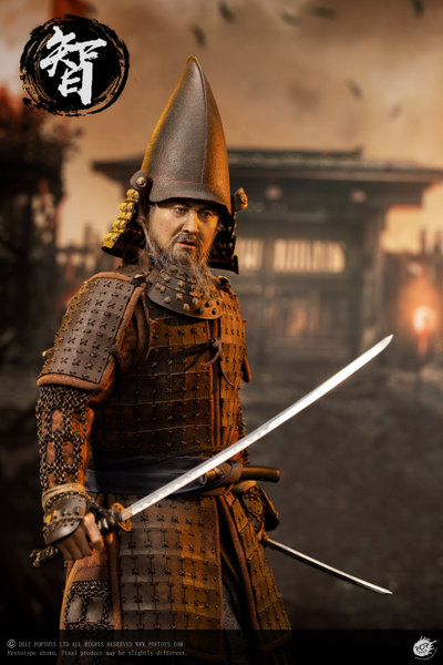 Воин клана Кацумото с веером ("Последний самурай") - КОЛЛЕКЦИОННАЯ ФИГУРКА 1/6 scale Ashigaru Trio Second Bomb Zhi Ashigaru (EX046) - POPTOYS