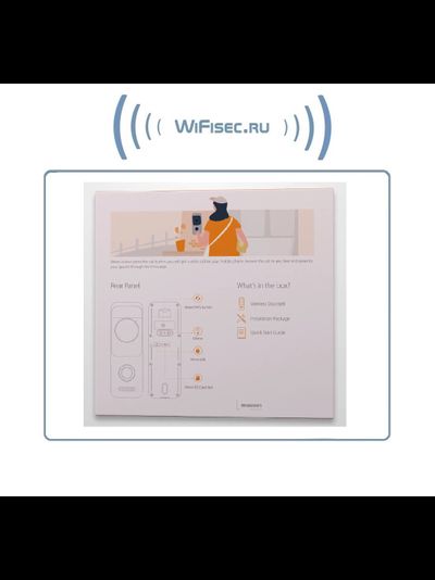 IMOU Doorbell автономная вызывная WiFi панель видеодомофона с DVR, Full HD (IMOU)