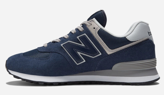 New Balance 574 Blue (Экозамша) новые