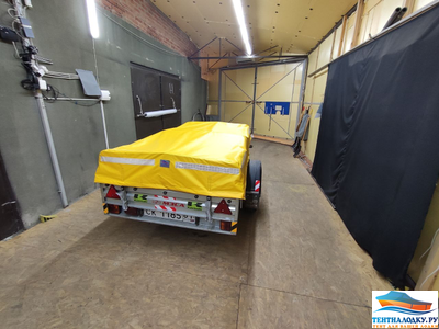 Тент на прицеп МСЗА 245-123 (на дуги)