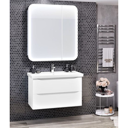 Мебель для ванной Opadiris Элеганс 90 белый матовый