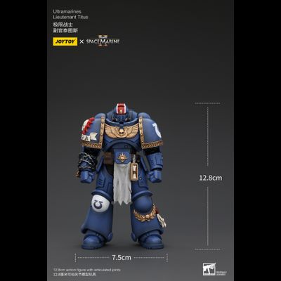Тит, лейтенант Ультрамаринов (Warhammer 40k, Spacemarine II) - КОЛЛЕКЦИОННАЯ ФИГУРКА 1/18 Uitramarines Lieutenant Titus (JT00058) - JOYTOY