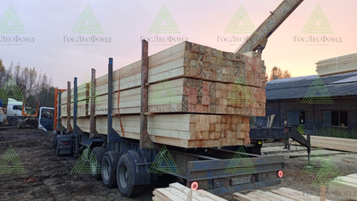 Брус 100х100х6000 мм камерной сушки