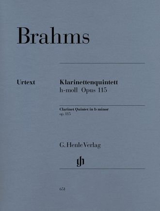 Brahms Clarinet Quintet b minor op. 115