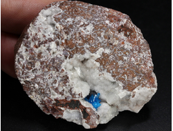 Кавансит, кристаллы на породе, Индия (50*41*20 мм, 47 г) №28638