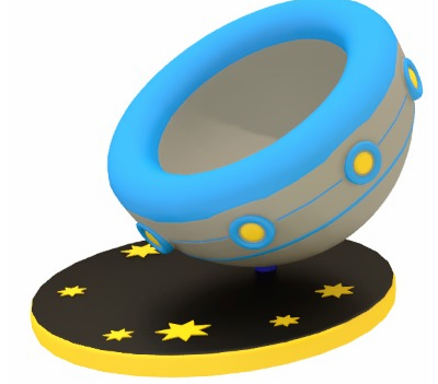 Мягкая карусель чаша «Юла»