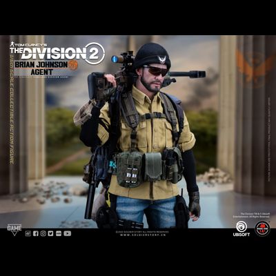 Агент Брайан Джонсон, The Division 2 (делюкс версия) - Коллекционная ФИГУРКА 1/6 Ubisoft The Division 2 Agent “Brian Johnson Deluxe Version (SSG-005) - SOLDIER STORY