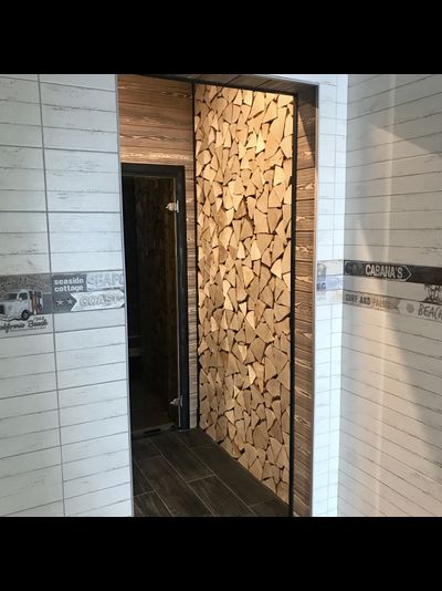 спилы дерева имитация поленницы