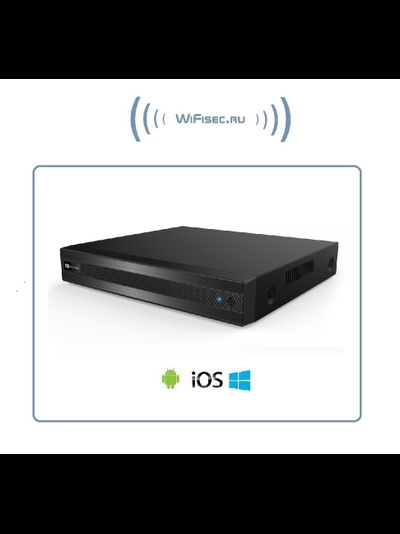 PVNR-95-04E1 IP-видеорегистратор 4 канальный (Поддержка до 4 видеокамер с разрешением до 6МП) на 1 жёсткий диск (до 8ТБ)  (SuperCam Plus)
