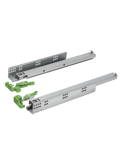 Направляющие скрытого типа EXCEL FGV 450мм 3D Clip-on полного выдв. с доводчиком