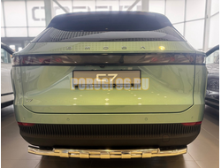 Защита заднего бампера двойная с перемычками Папа Тюнинг d60/42 для Chery Omoda C7 2025-