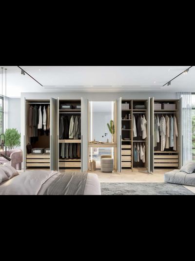 Этна шкаф угловой Дуб эндгрей/Софт грей