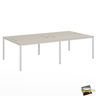 Стол-тандем письменный на металлокаркасе  VL-51/52