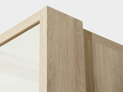 Шкаф трехдверный с зеркалом Кашемир 900.12