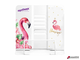 Подставка для книг и учебников ЮНЛАНДИЯ «Flamingo», регулируемый угол наклона, металл. 237573