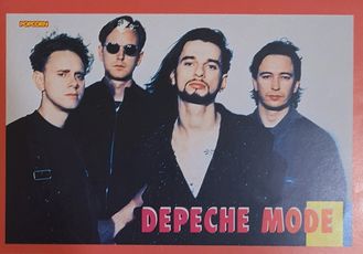 Depeche Mode Музыкальные открытки, Original Music Card, винтажные почтовые открытки, Intpressshop