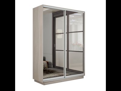 Шкаф- купе 2-Х дверный Е 1 "Экспенс" фасад зеркало 1.2/1.4/1.6 М