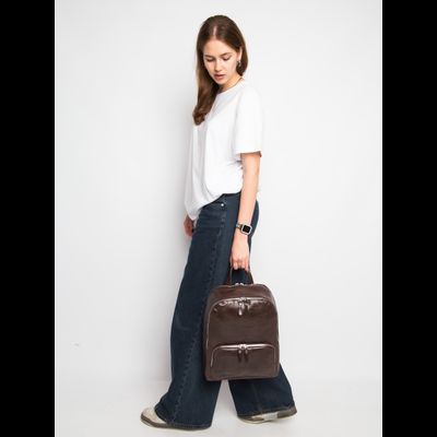 Женский кожаный рюкзак Vicenza Premium brown (арт. 
3105-52)