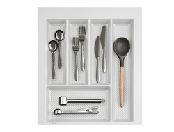 Лоток  для столовых приборов TRAY 450мм, БЕЛЫЙ  (13.007)  AQ