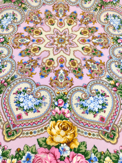 Павловопосадский платок Домашний очаг 1829-2