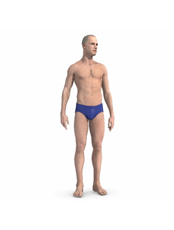 пляж Мужчина в плавках