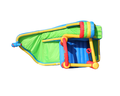 Батут Happy Hop и водная горка «Всплеск волны»