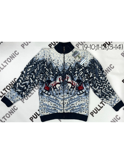 Подростковый свитер на молнии Кони 03