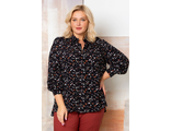 Женская туника-рубашка &quot;ПИКАЛИНА&quot;  Арт: 221521 (Цвет мультиколор) Размеры 50-64
