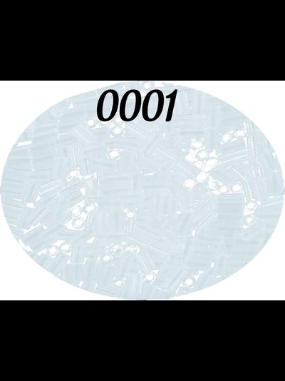 Рубка (стеклярус) TOHO BUGLE 3 мм, 5гр цвет № 0001
