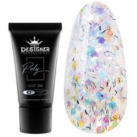 ПОЛИГЕЛЬ ДЛЯ НОГТЕЙ DESIGNER (diamond lvory N 43) 30мл.-------- POLIGEL PENTRU UNGHII 30ml