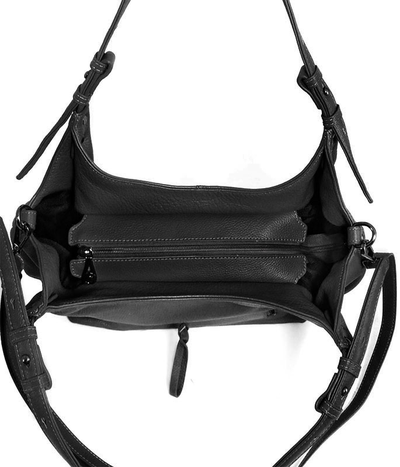 (АРТИКУЛ: 9427/1) СУМКА БОЛЬШАЯ, НАТУРАЛЬНАЯ КОЖА,ЧЕРНАЯ, РУЧКИ И РЕМЕНЬ ЧЕРЕЗ ПЛЕЧО