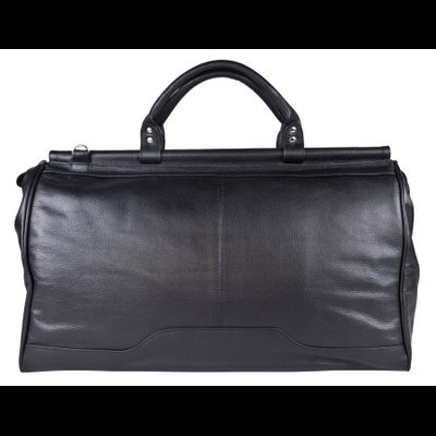 Кожаный саквояж Otranto black (арт. 4006-01)